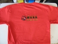 Hell Racing Team póló gépi hímzés, piros